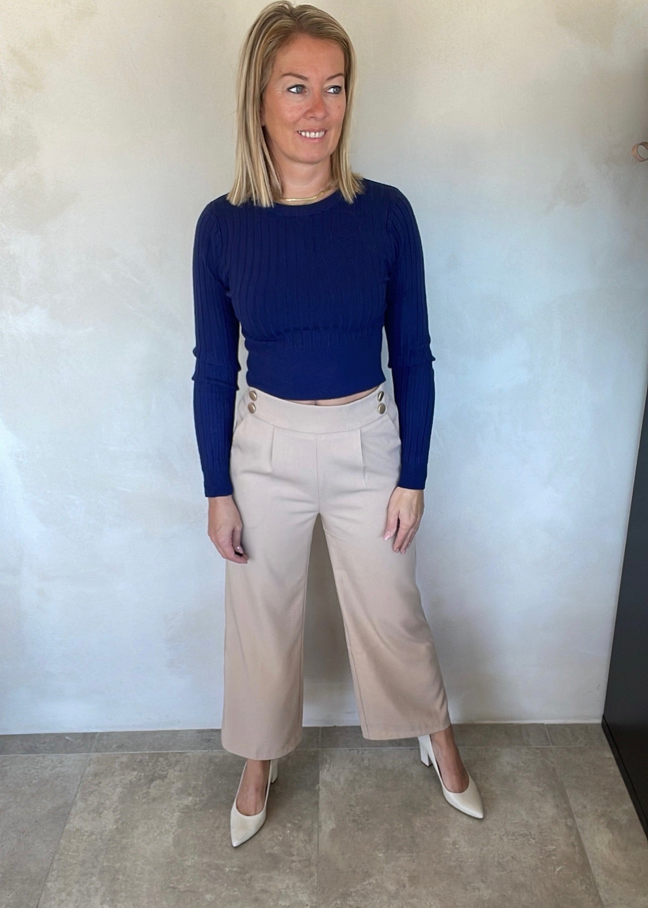 Hermine Beige Pants