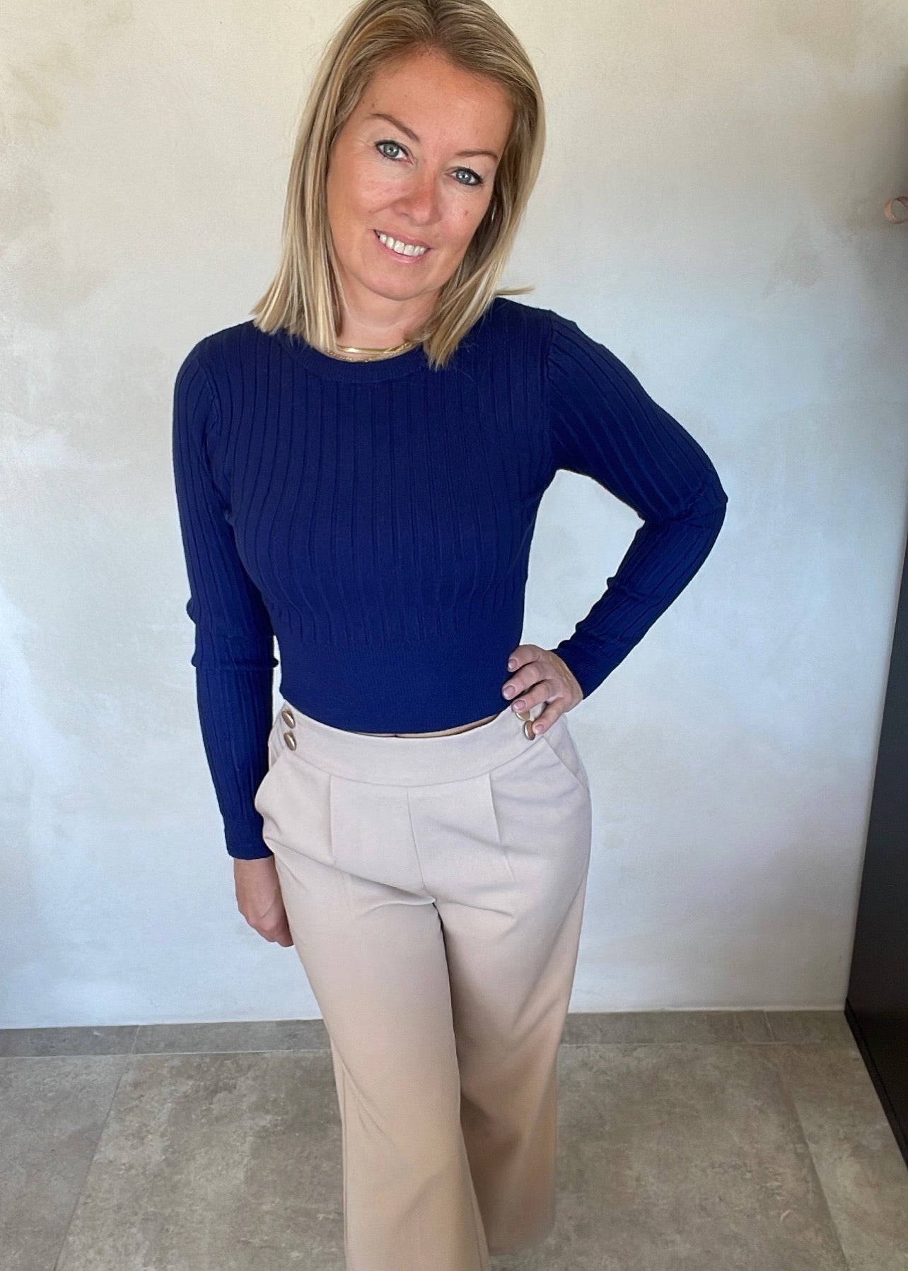 Hermine Beige Pants