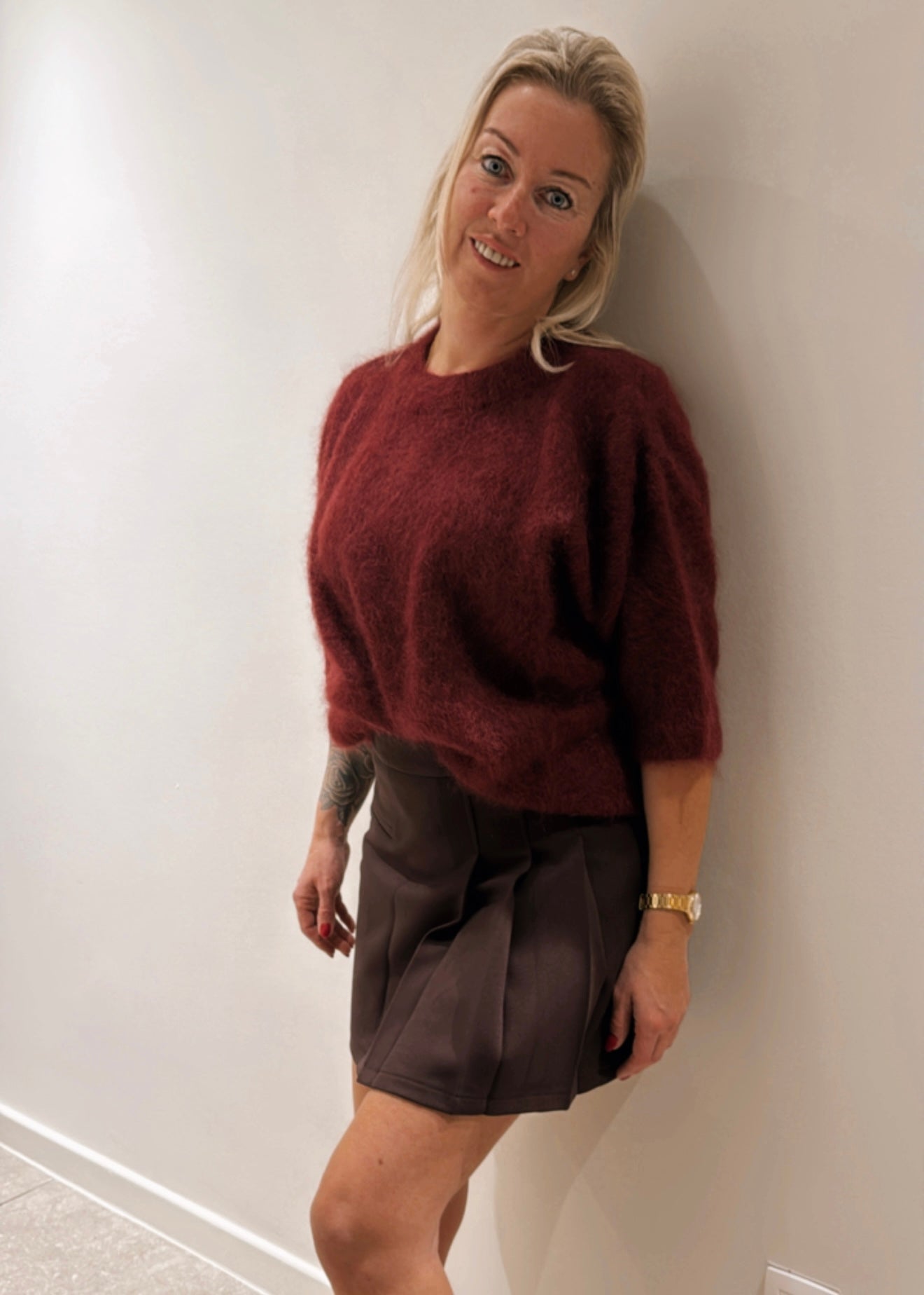 Lullu pull burgundy
