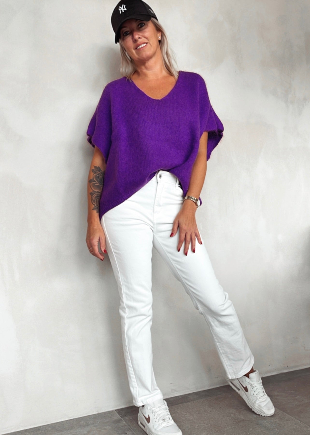 Victoria Knit Purple
