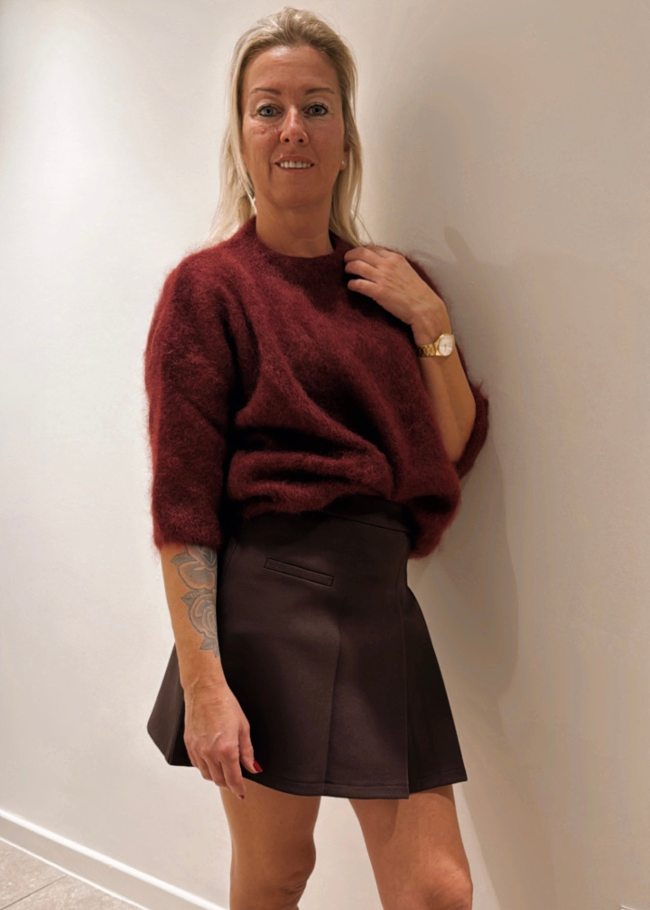 Lullu pull burgundy