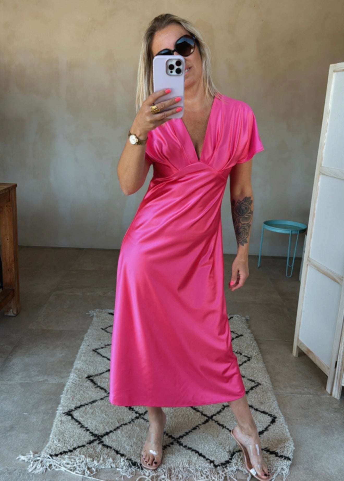 VIENNA PINK DRESS