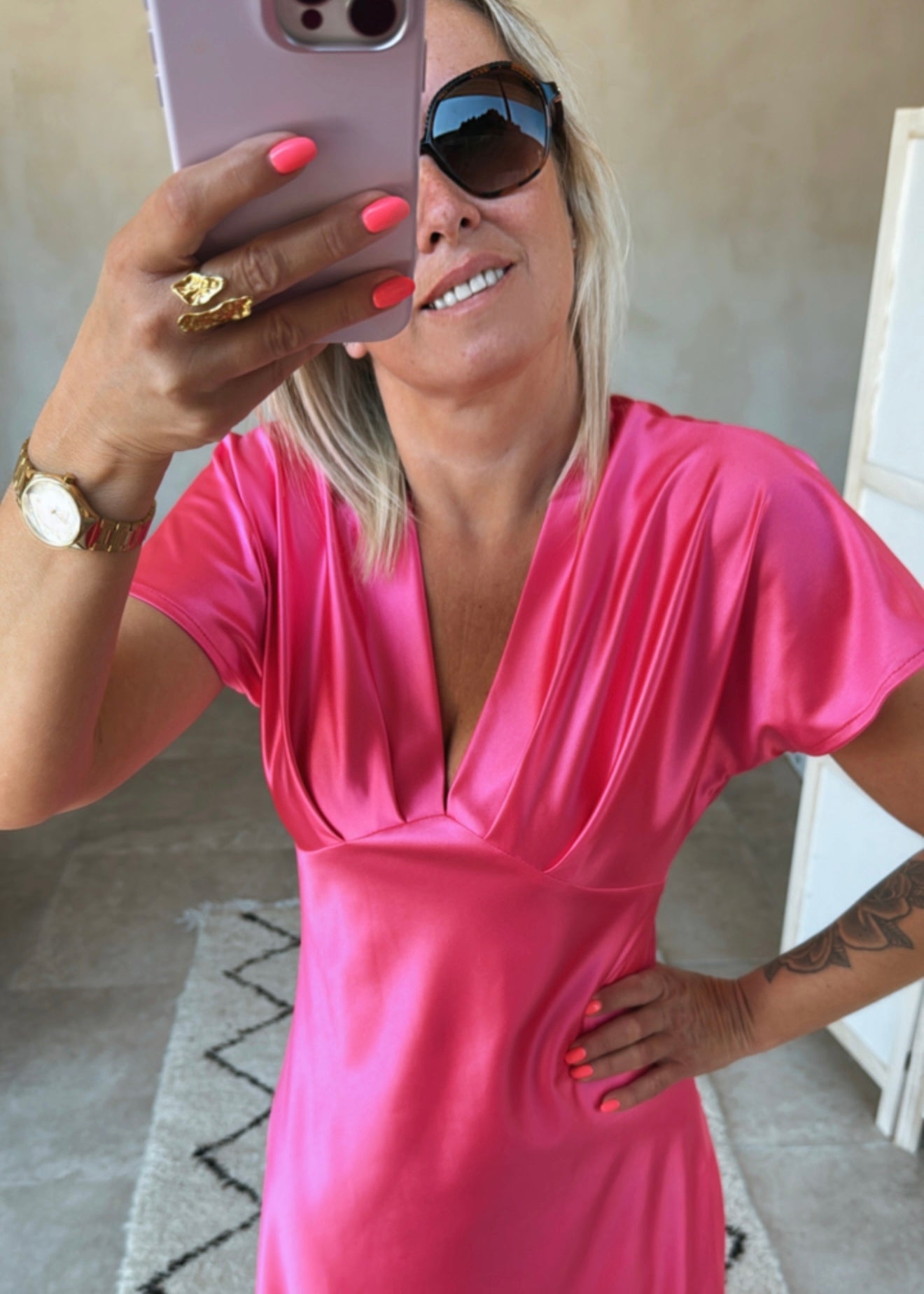 VIENNA PINK DRESS