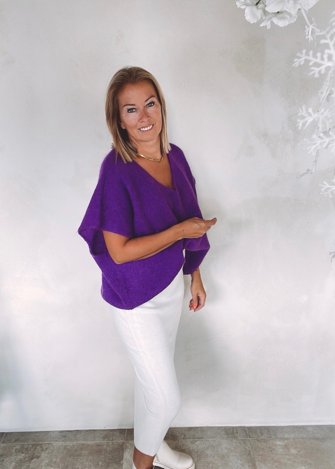 Victoria Knit Purple