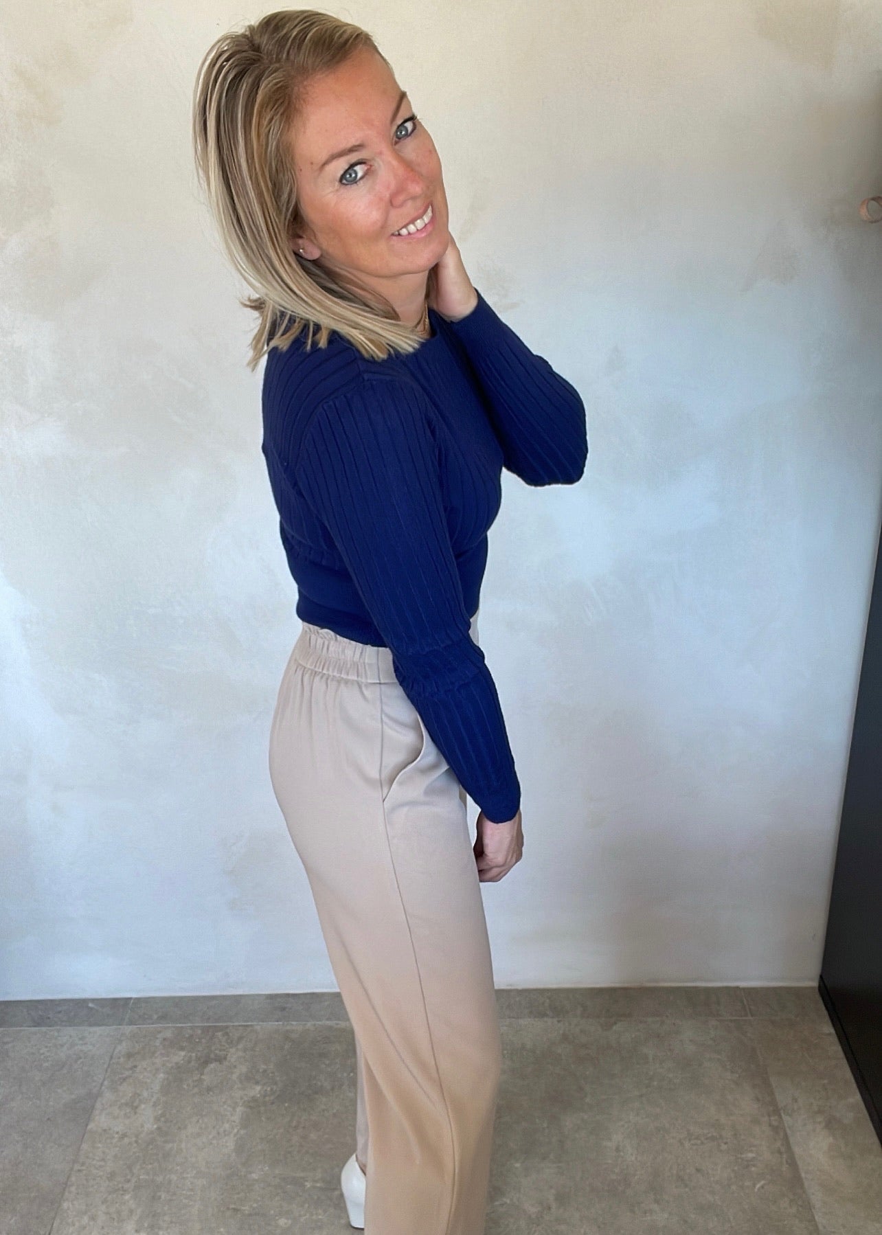 Aimely Blue Long Sleeve