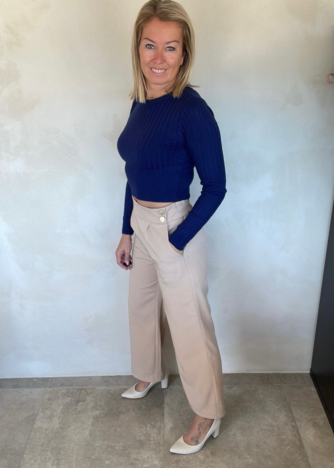Aimely Blue Long Sleeve