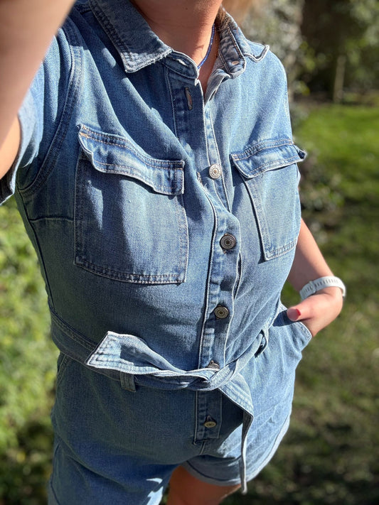 Playsuit jeans