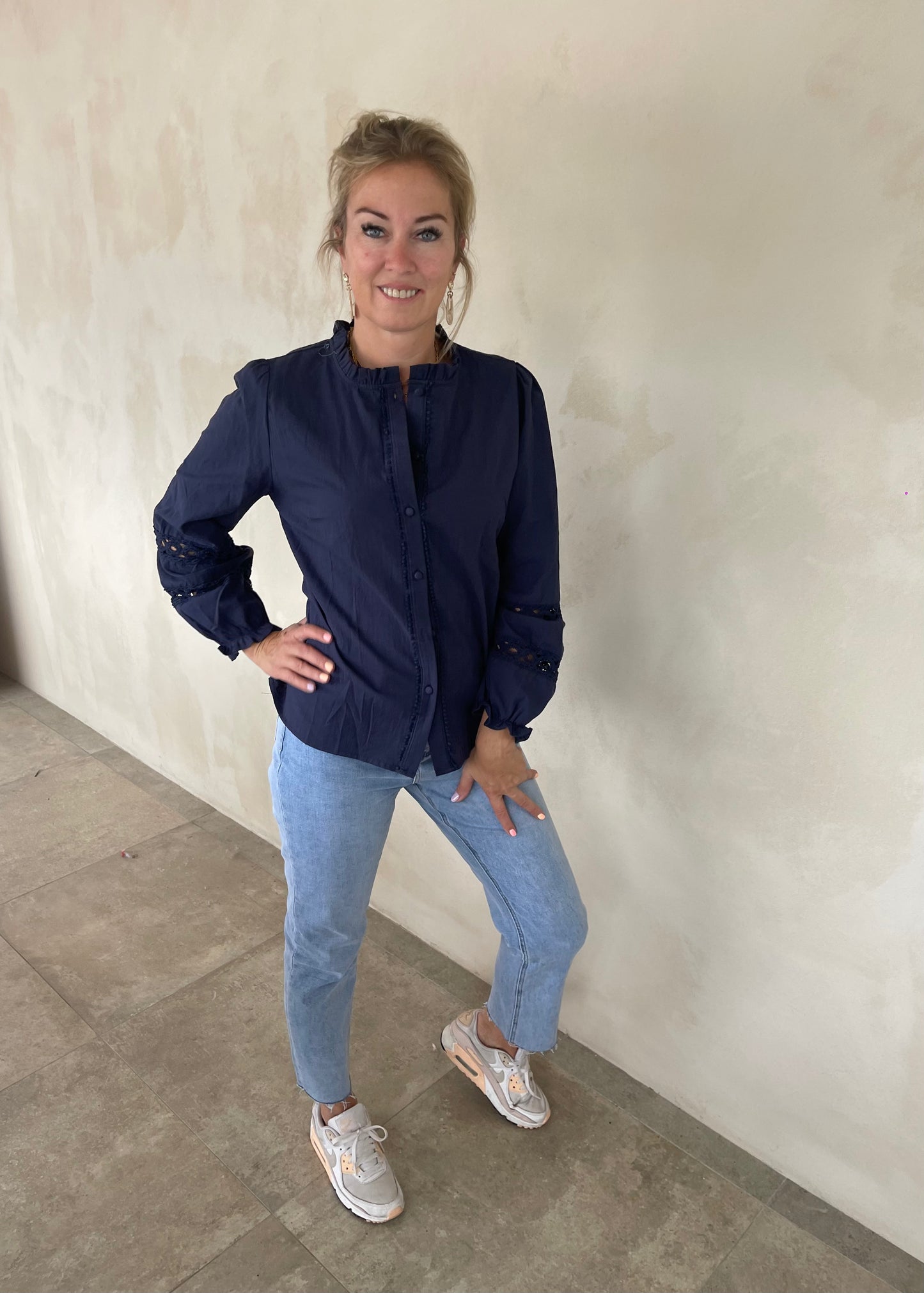 Bodine Blue Blouse