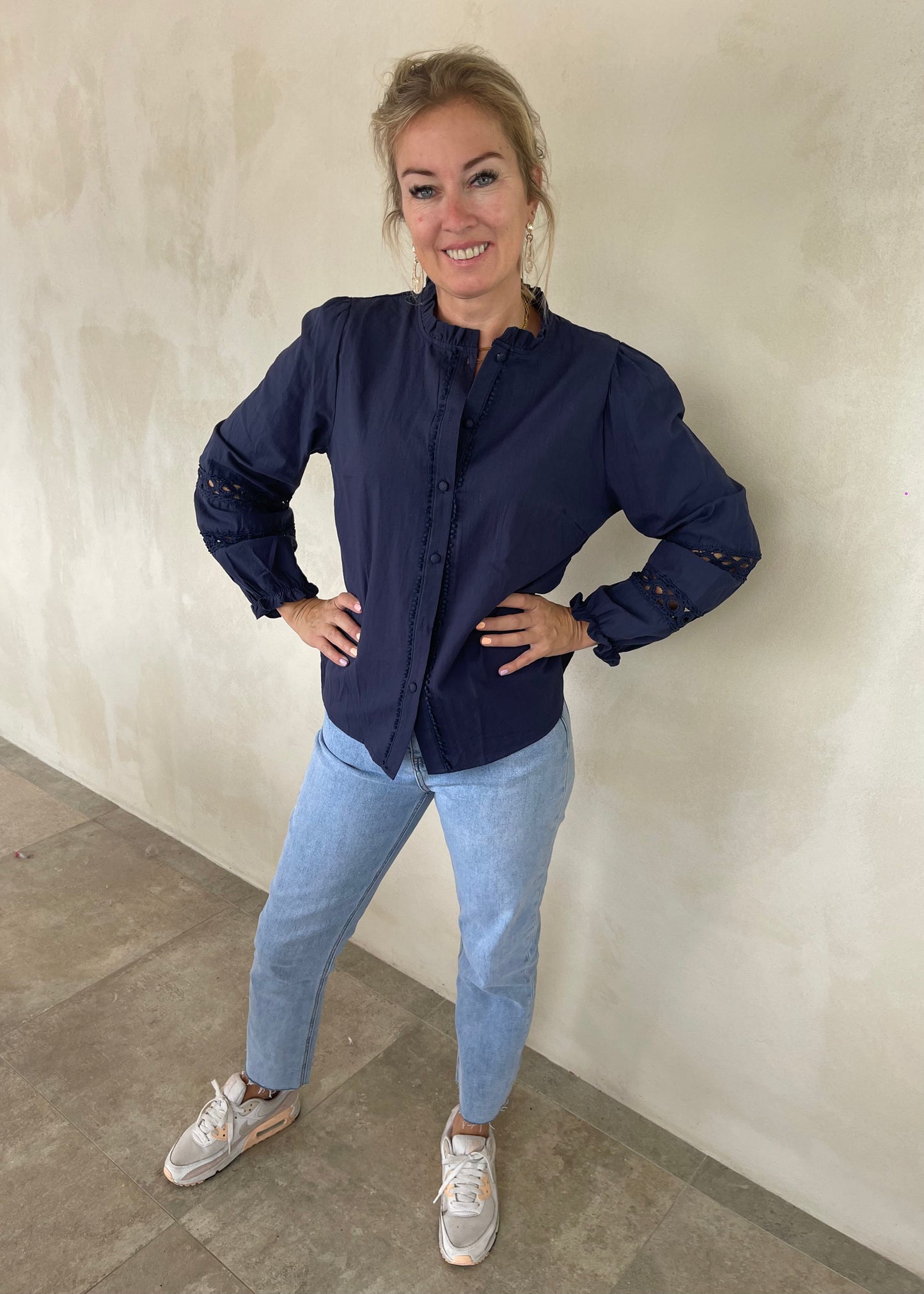 Bodine Blue Blouse