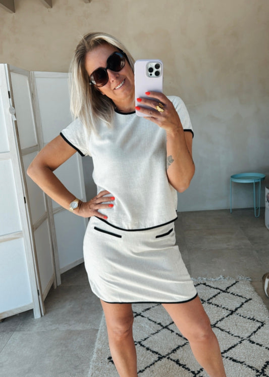 AMANDA LINNEN SKIRT