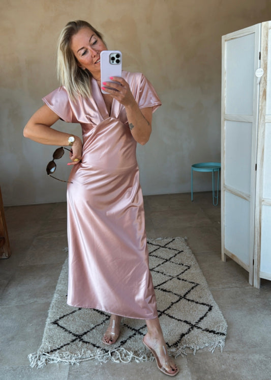 VIENNA OLD PINK DRESS