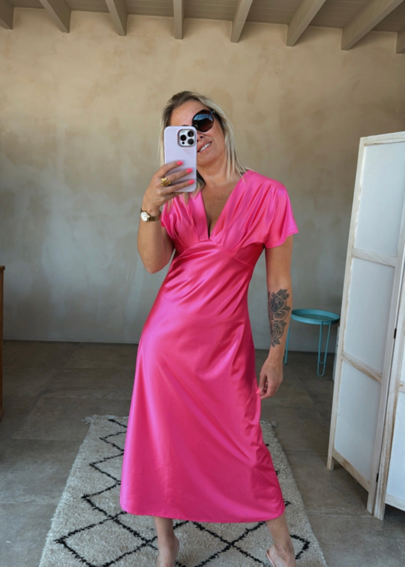 VIENNA PINK DRESS