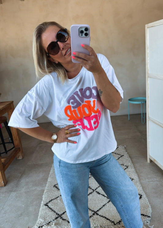 T-SHIRT WHITE LOVE