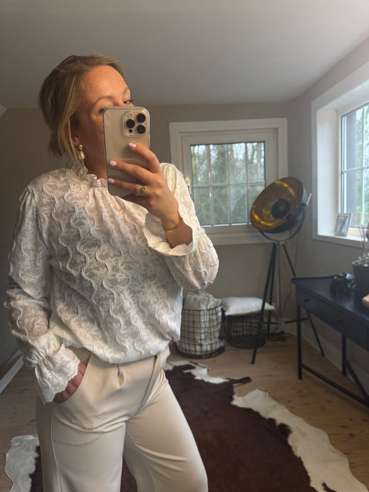 Romantisch witte blouse