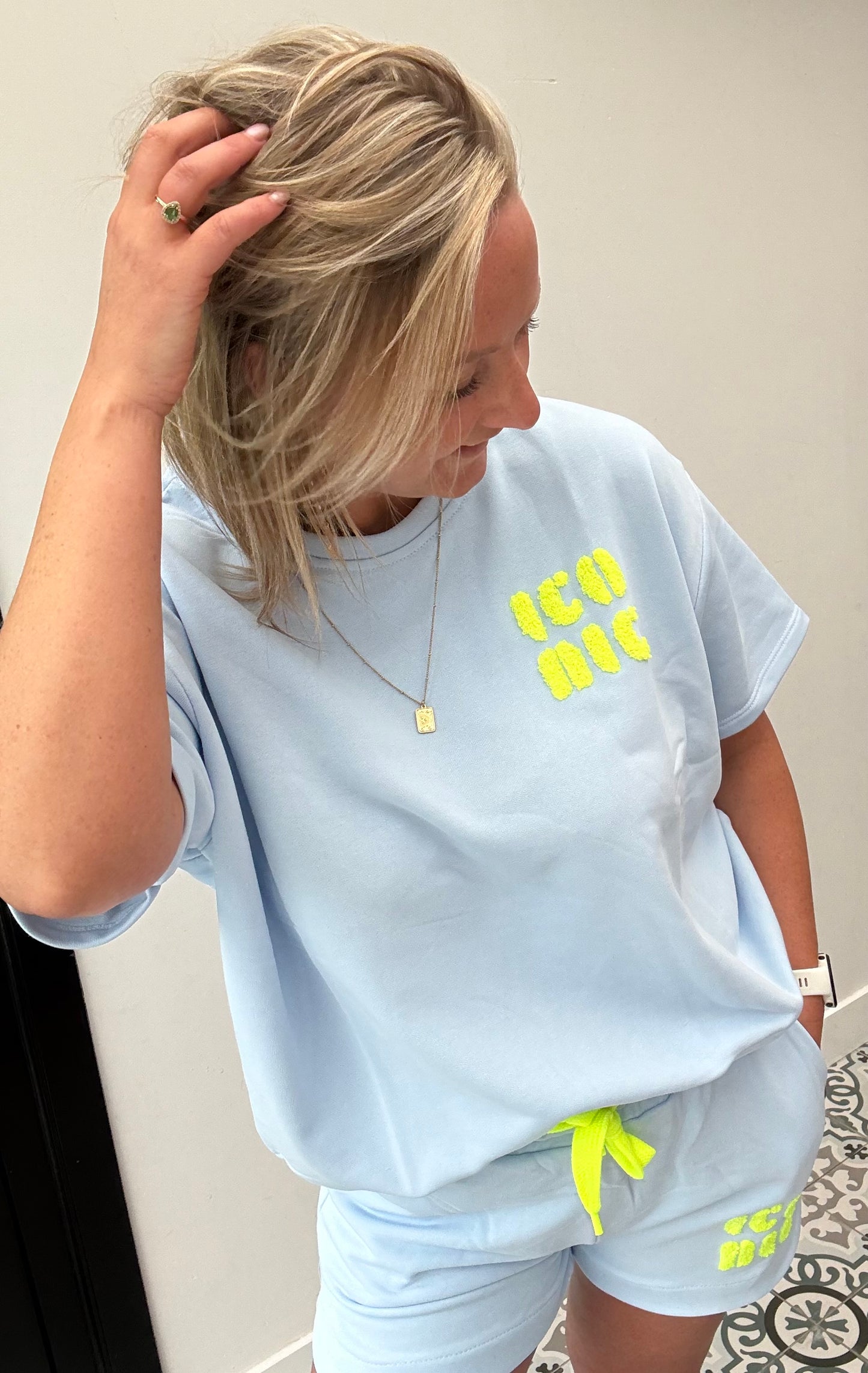 Setje blauw iconic TU