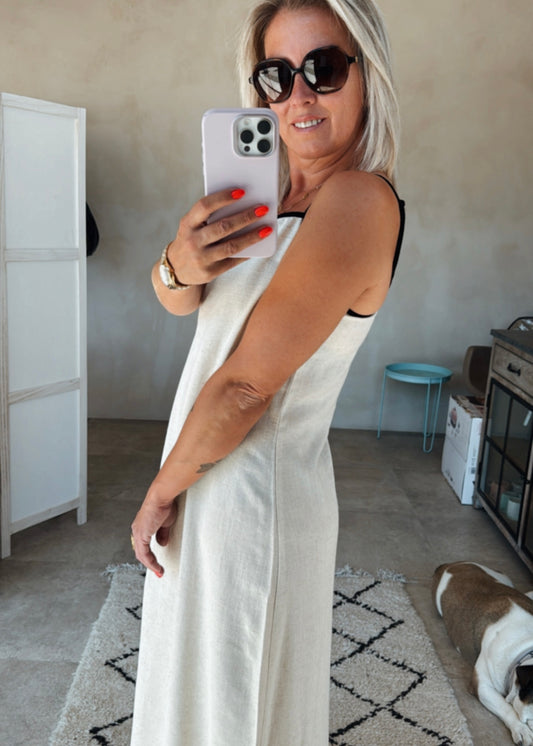 AMANDA LINNEN DRESS