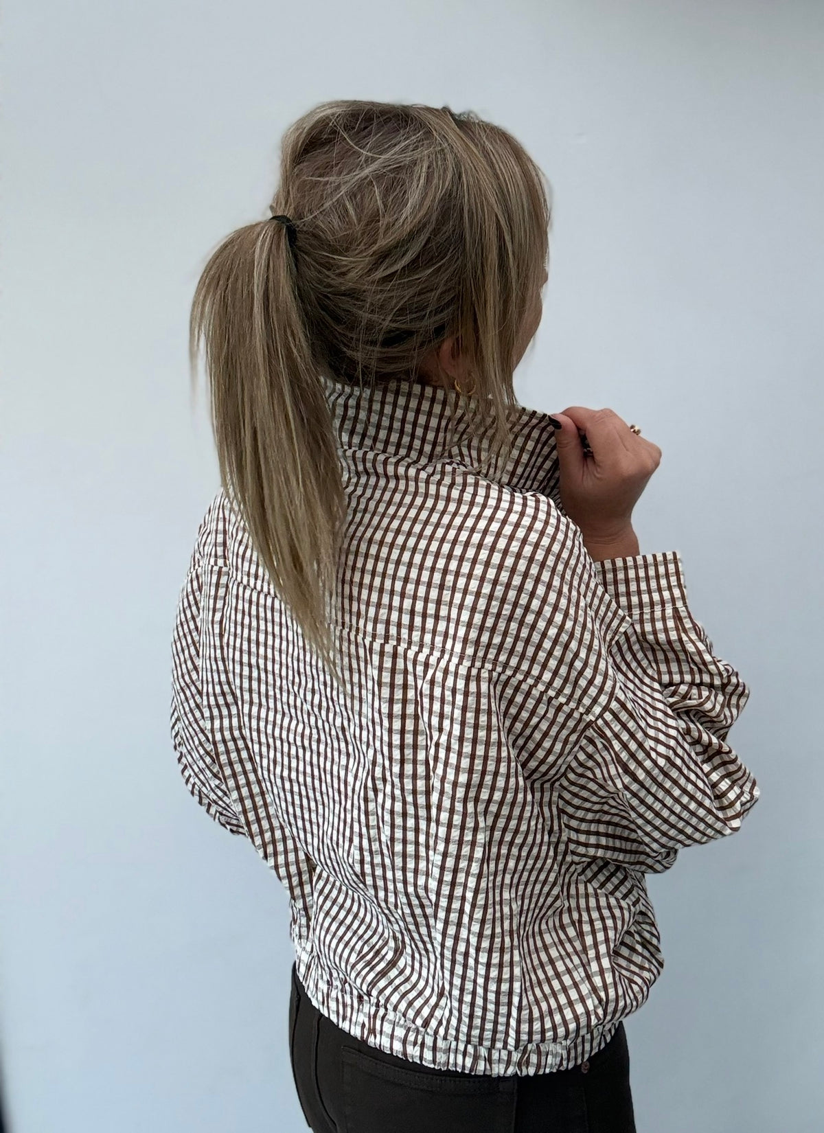 Oversized jacket bruin