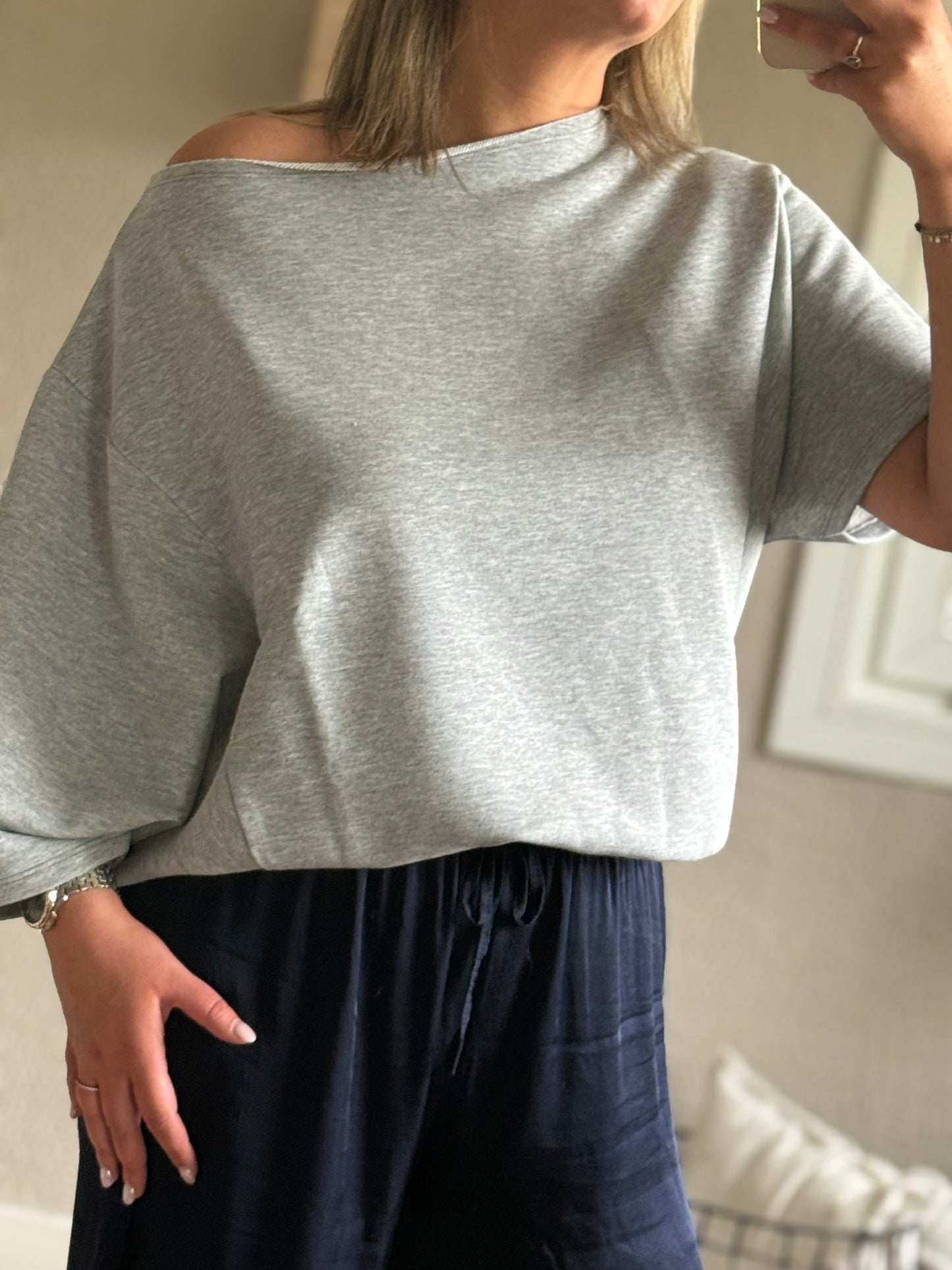 Laatste stuk 🔥 Relaxed off shoulder sweater TU