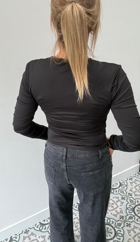 Essential square neck top