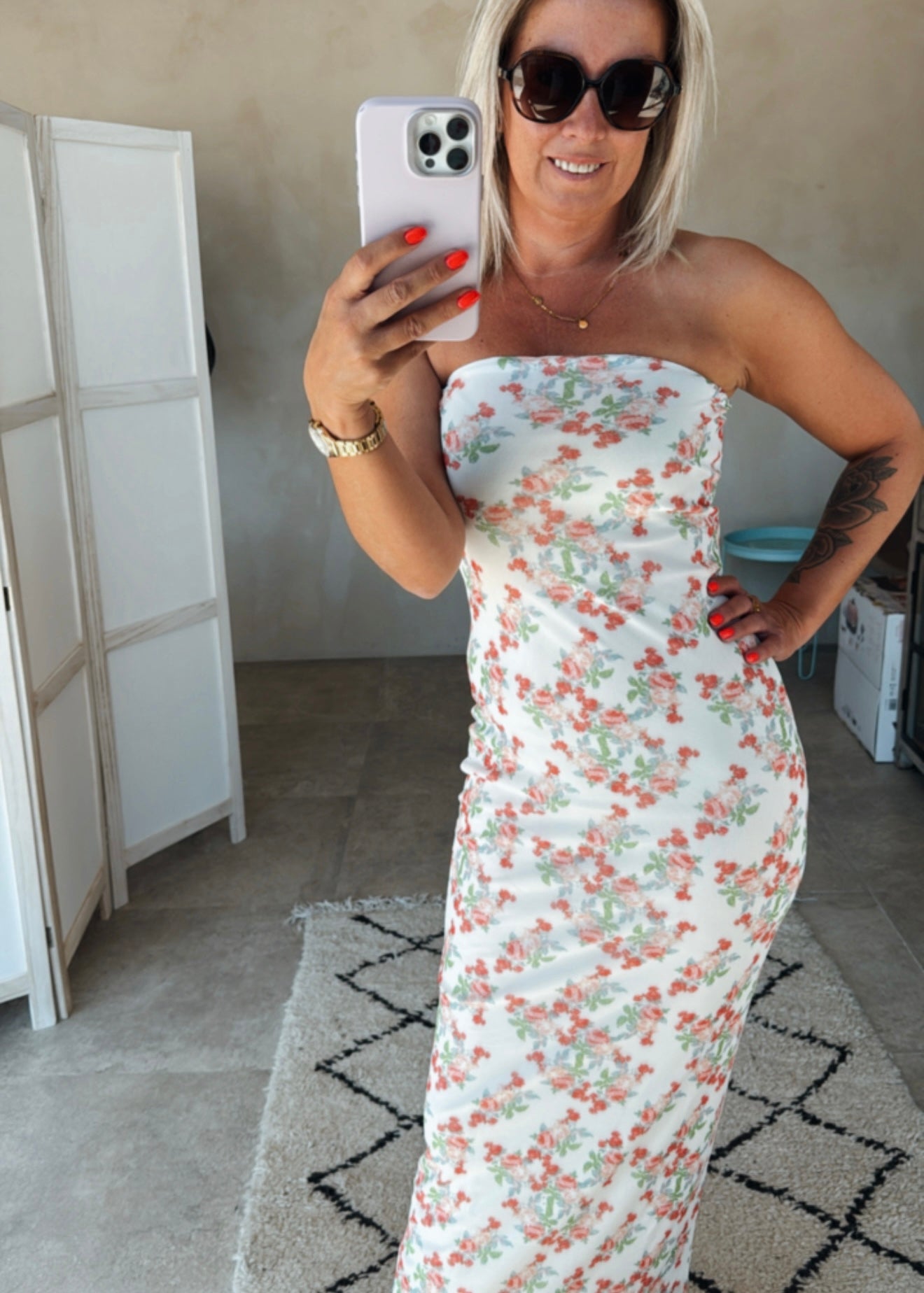 DORIS FLOWER DRESS
