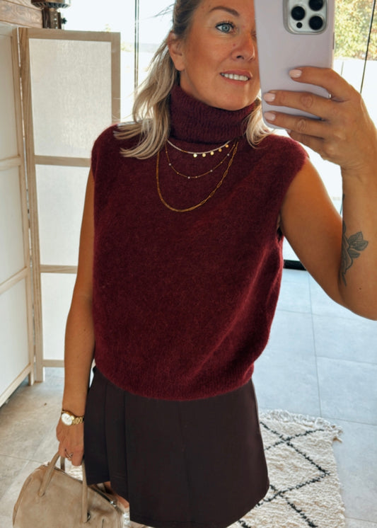 Skirt burgundy