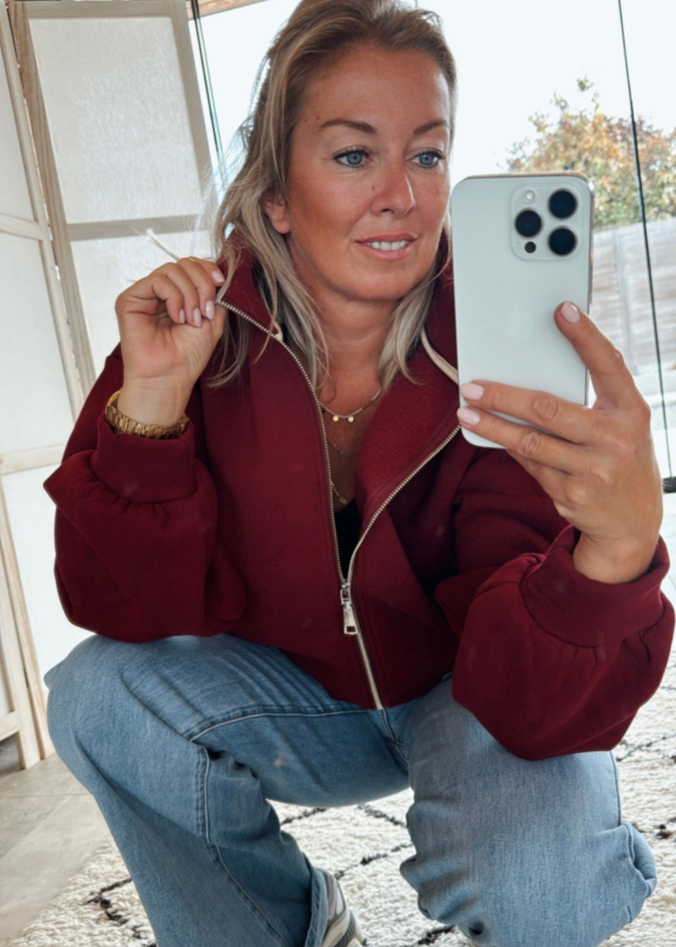 LILI JACKET BURGUNDY
