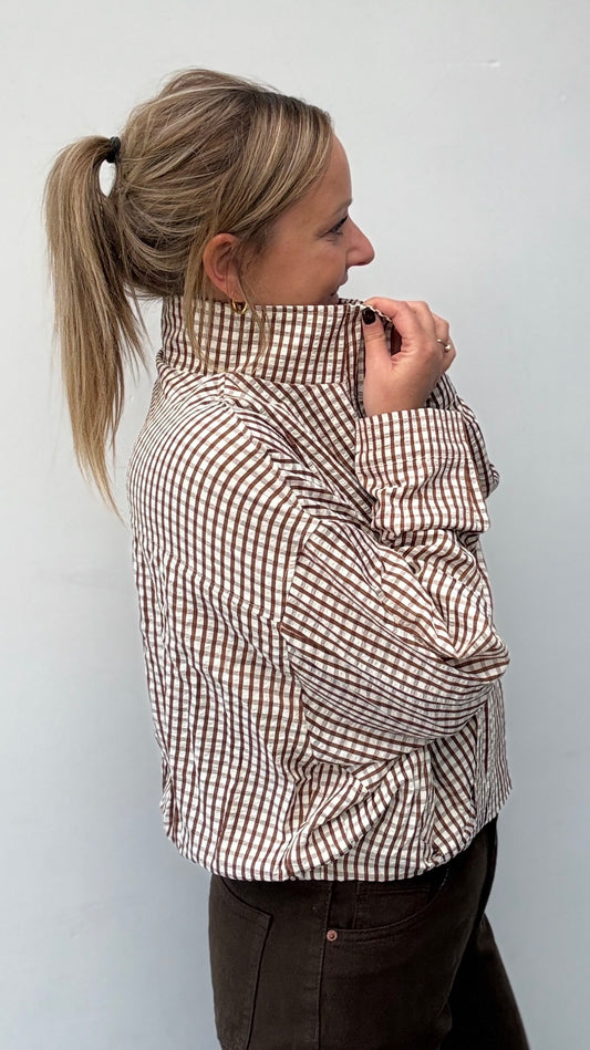 Oversized jacket bruin