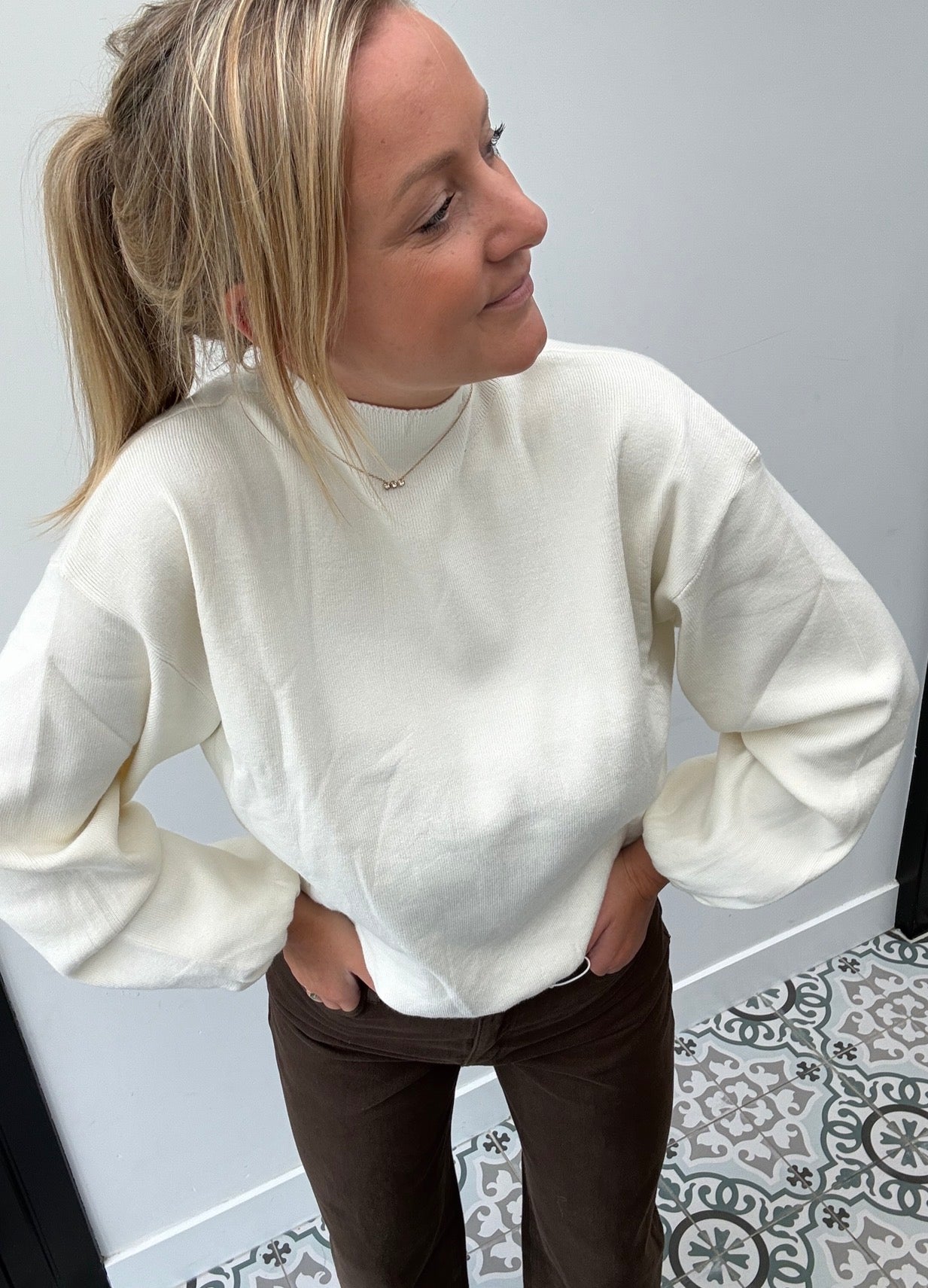 Soft knit sweater