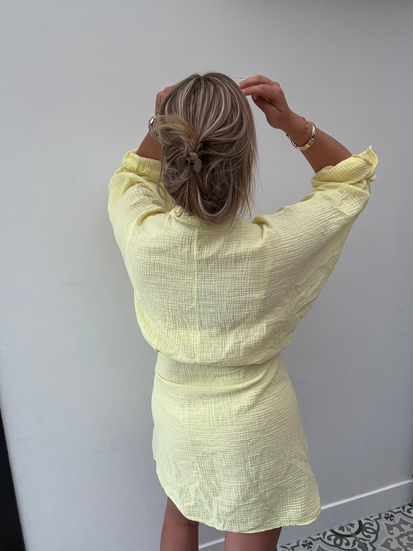 Lemon Wrap Dress TU