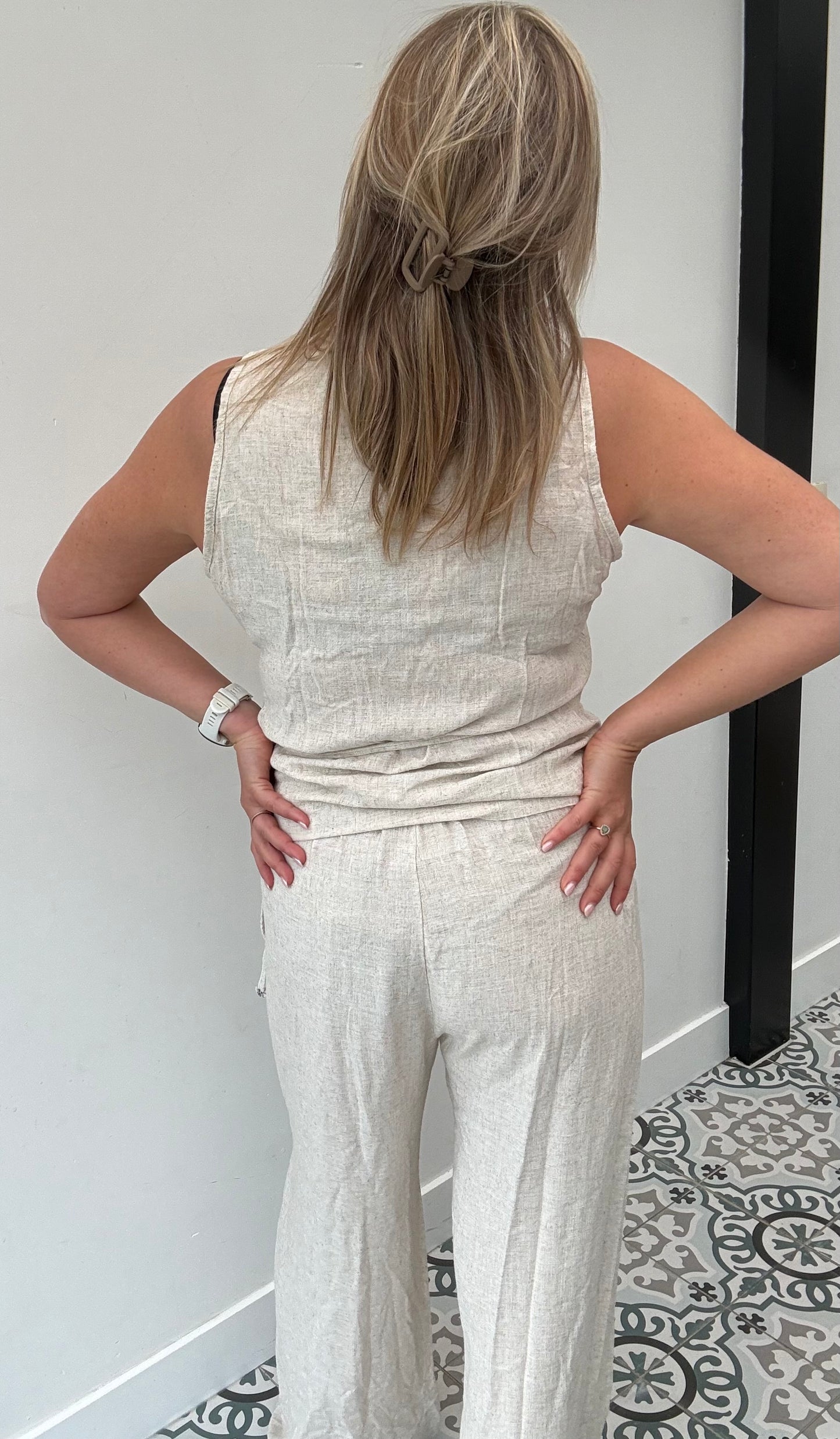 Tweedelige set beige TU