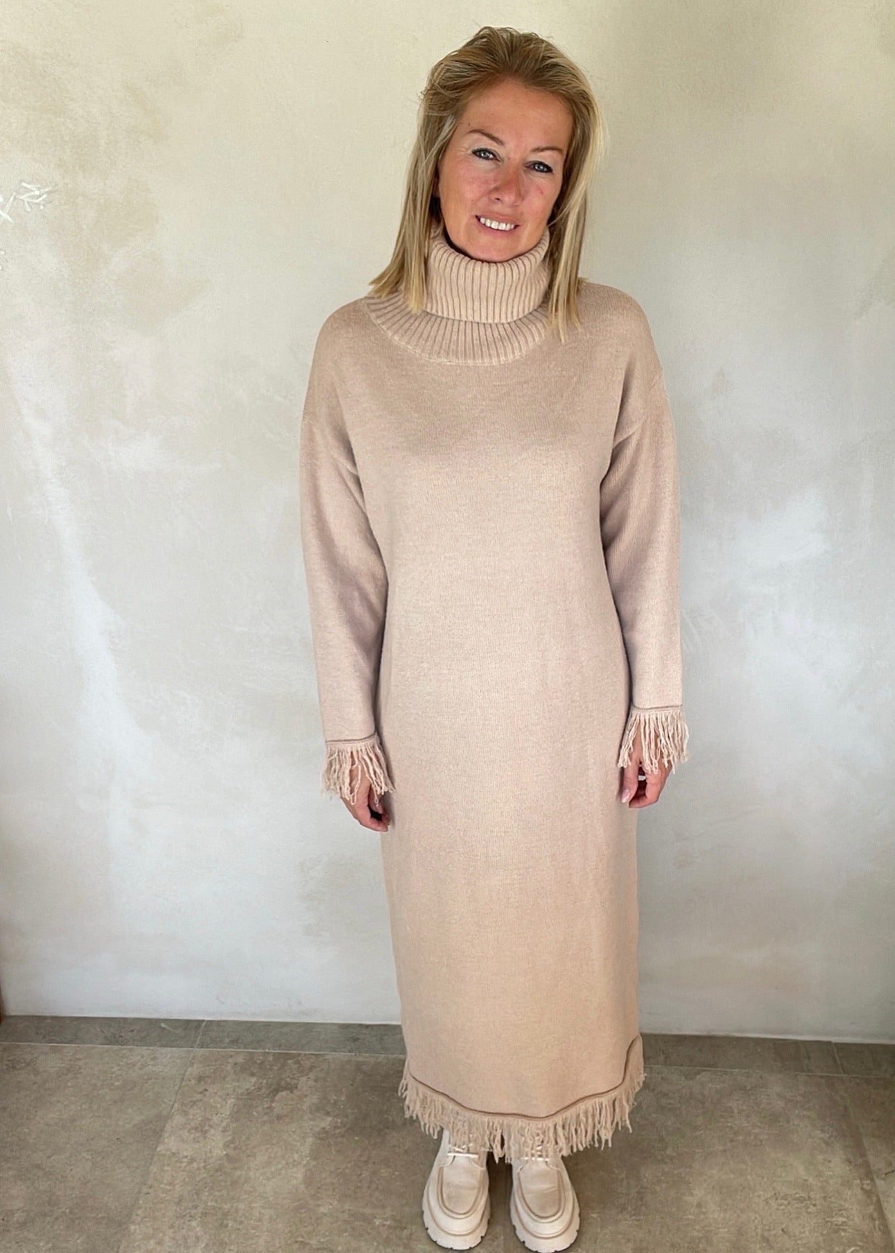 Zola Beige long dress