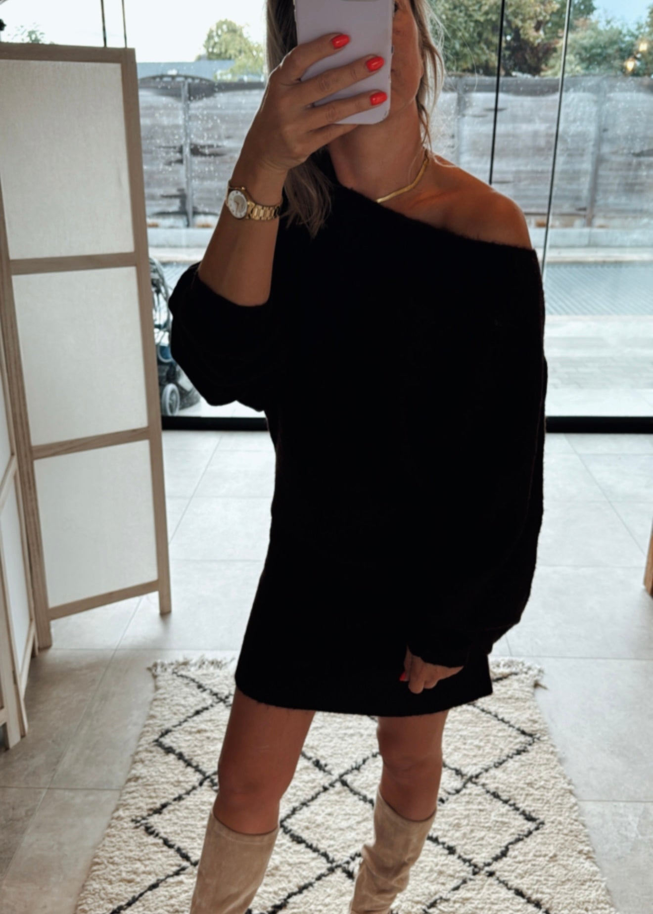 GRETCHEN BLACK DRESS