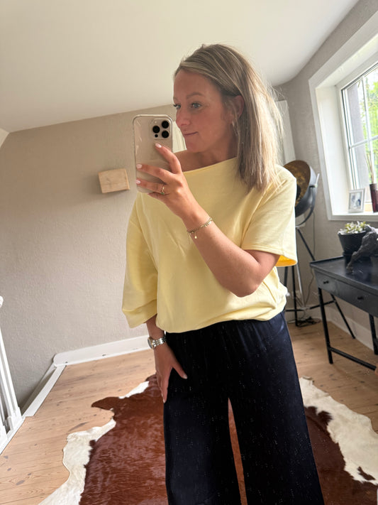 Relaxed off shoulder sweater TU