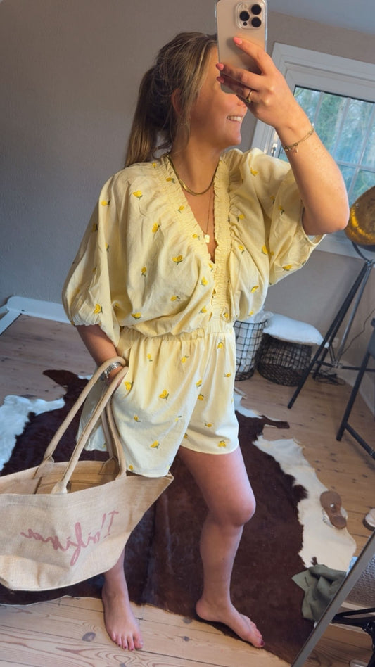 Playsuit citroenen