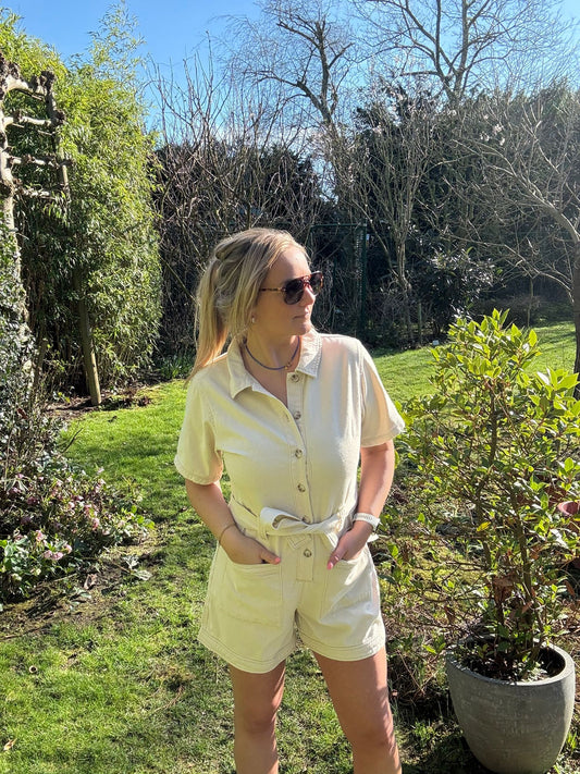 Playsuit beige