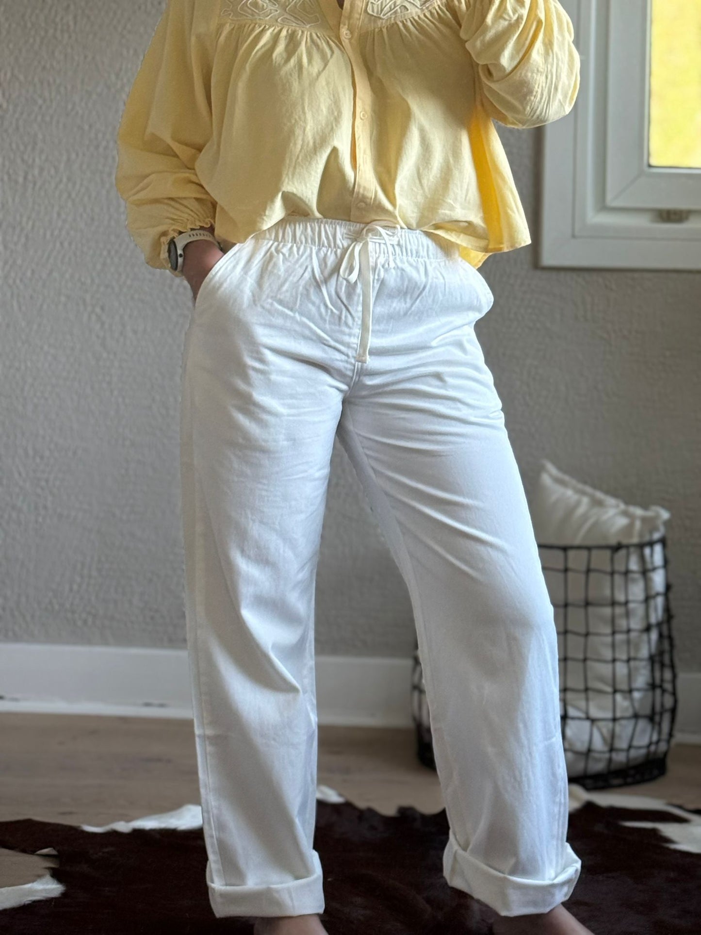 Comfort broek met rechte pijp