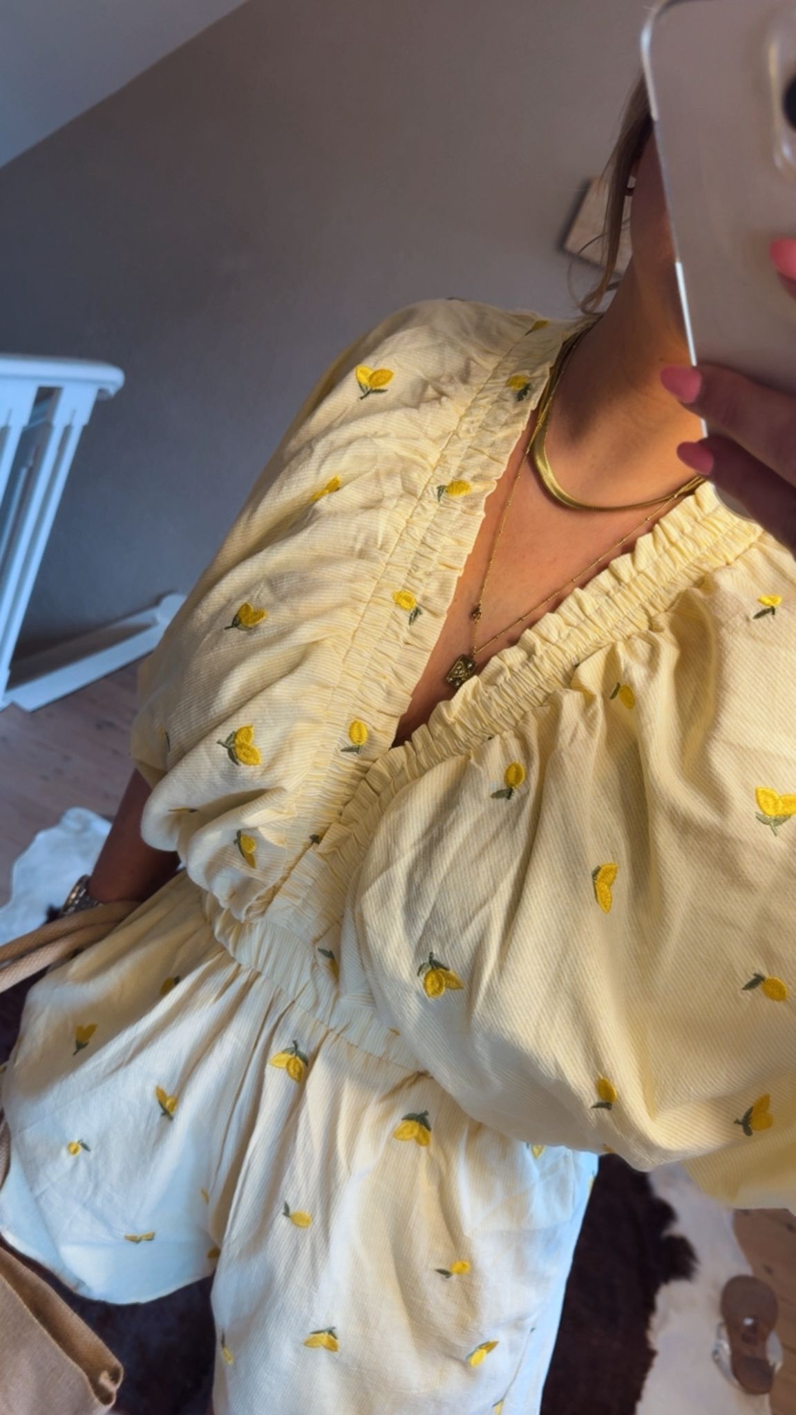 Playsuit citroenen