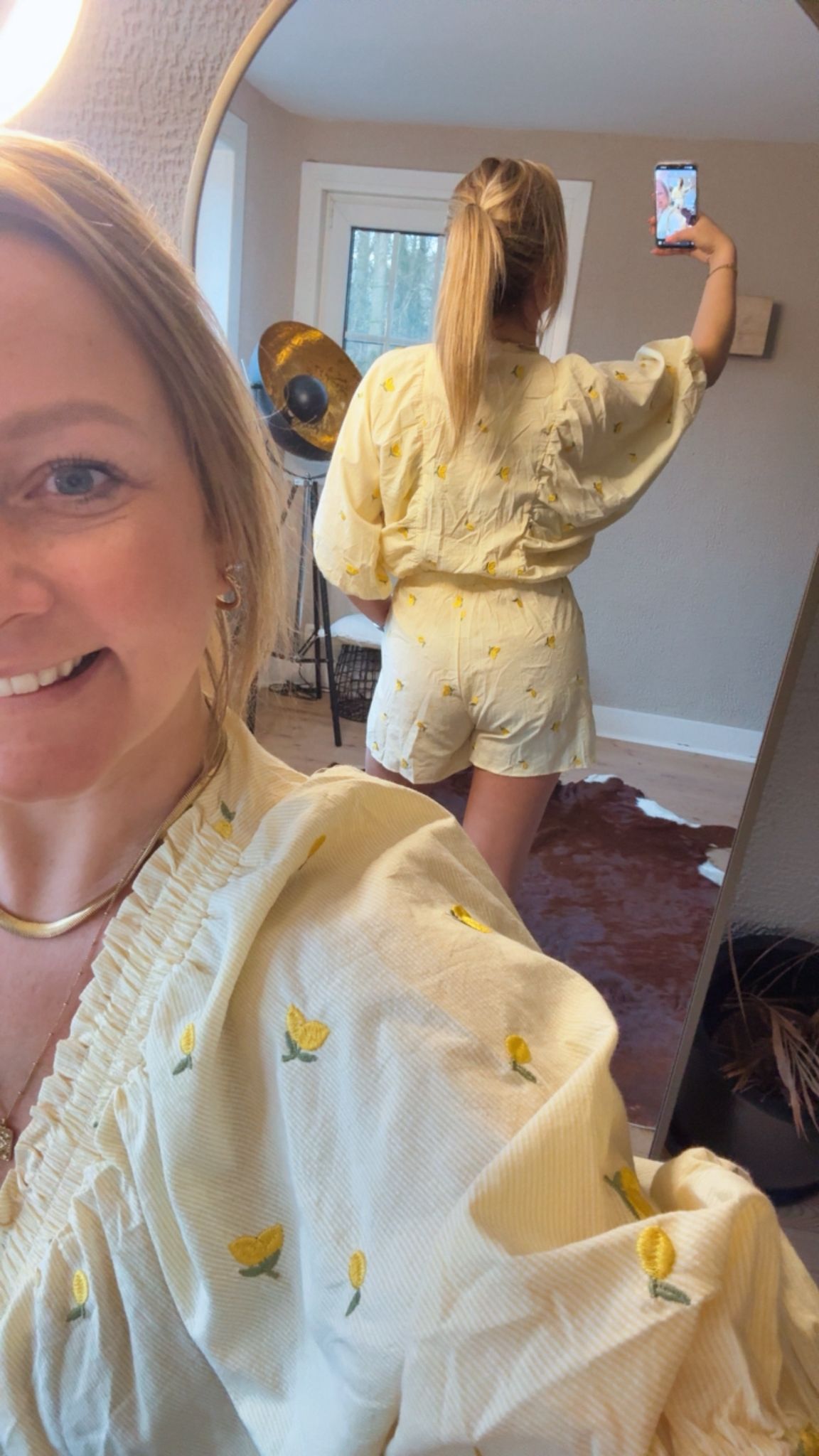 Playsuit citroenen