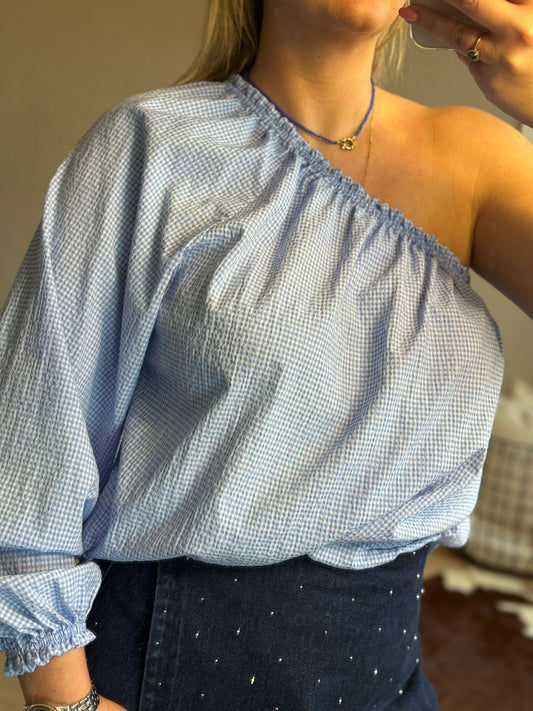 Laatste stuk 🔥 One shoulder blauw