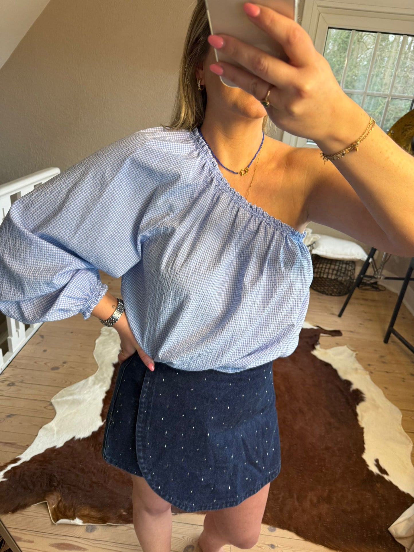 Laatste stuk 🔥 One shoulder blauw