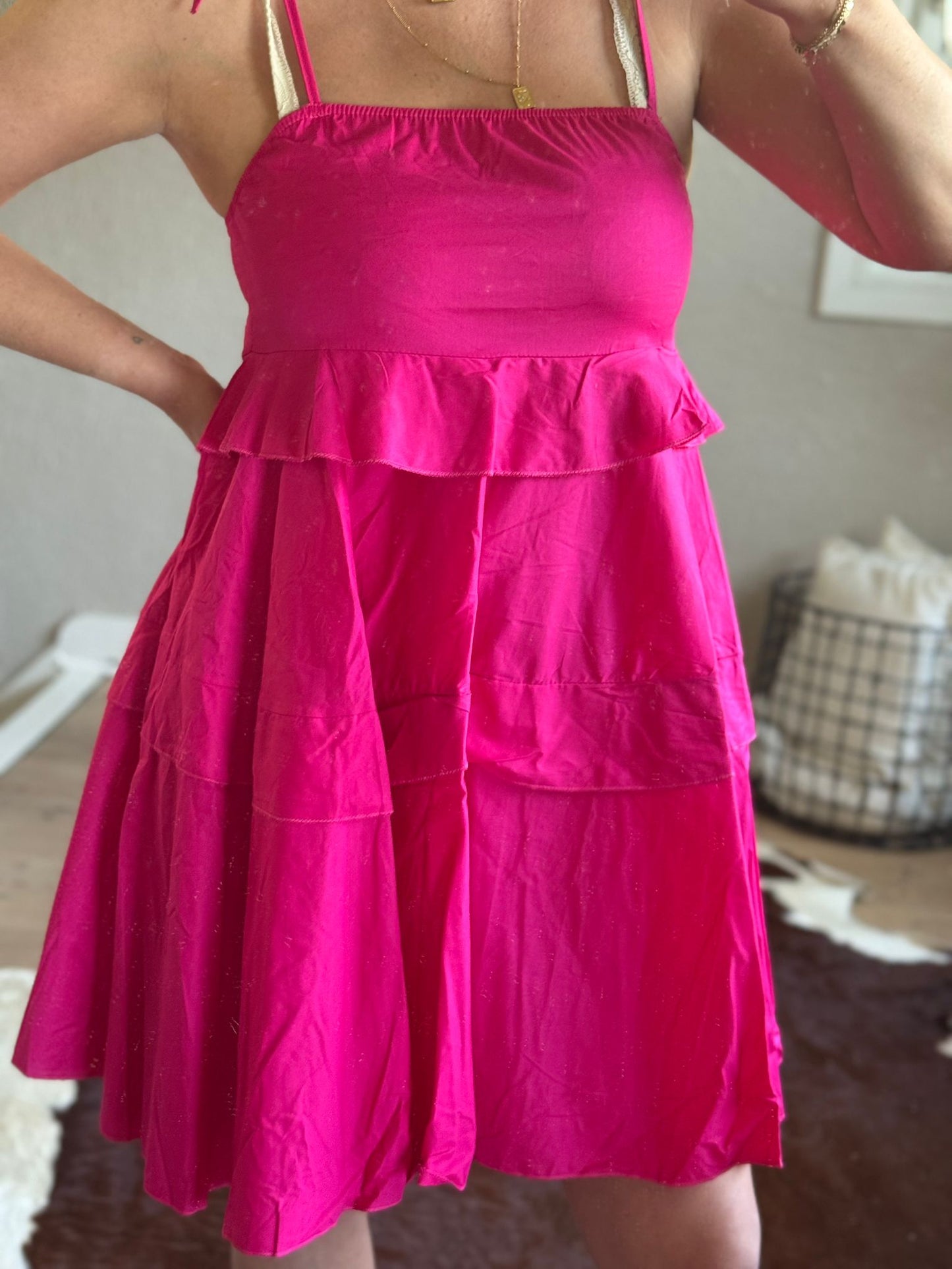 Luna ruffle dress