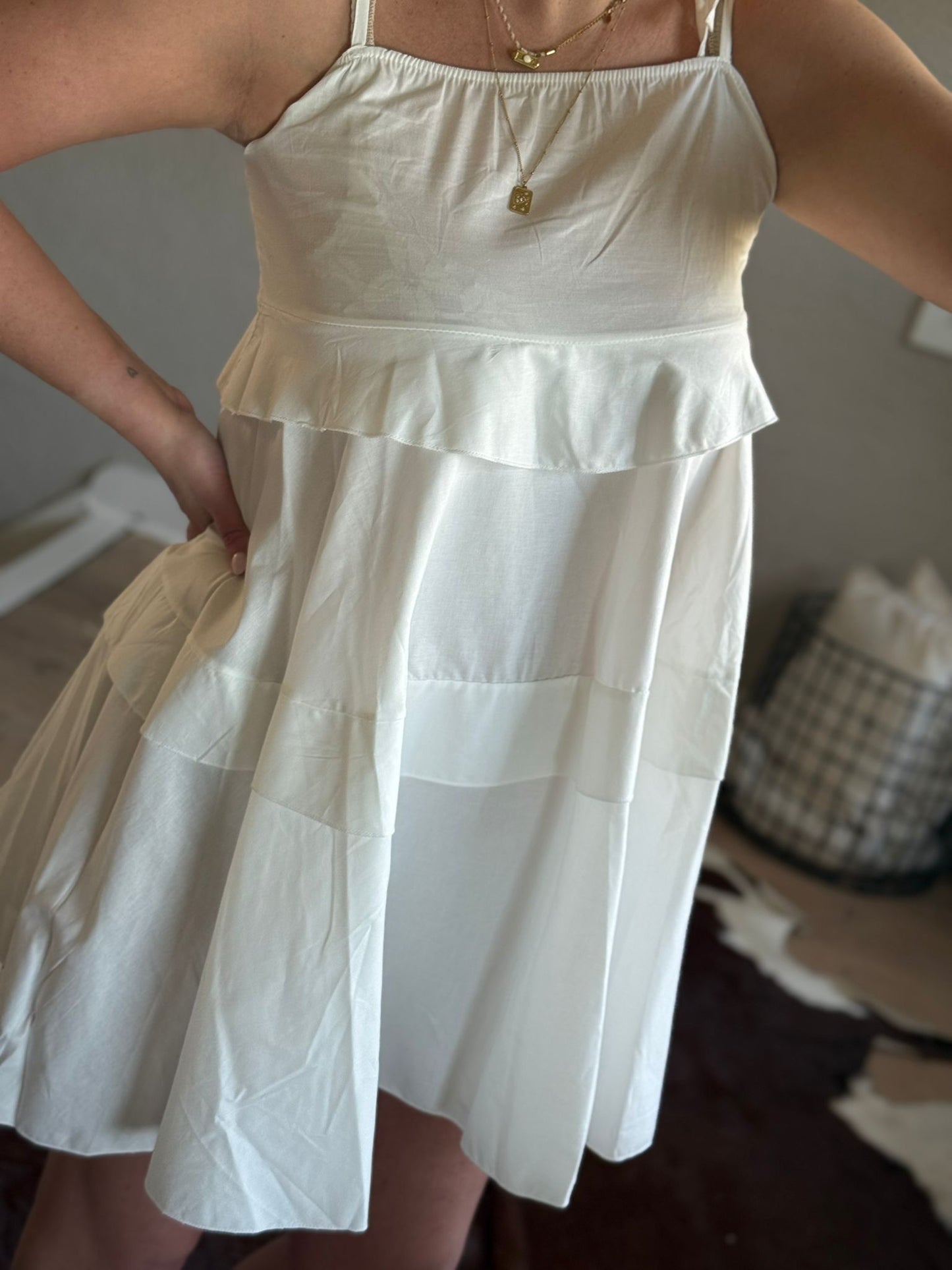 Luna ruffle dress