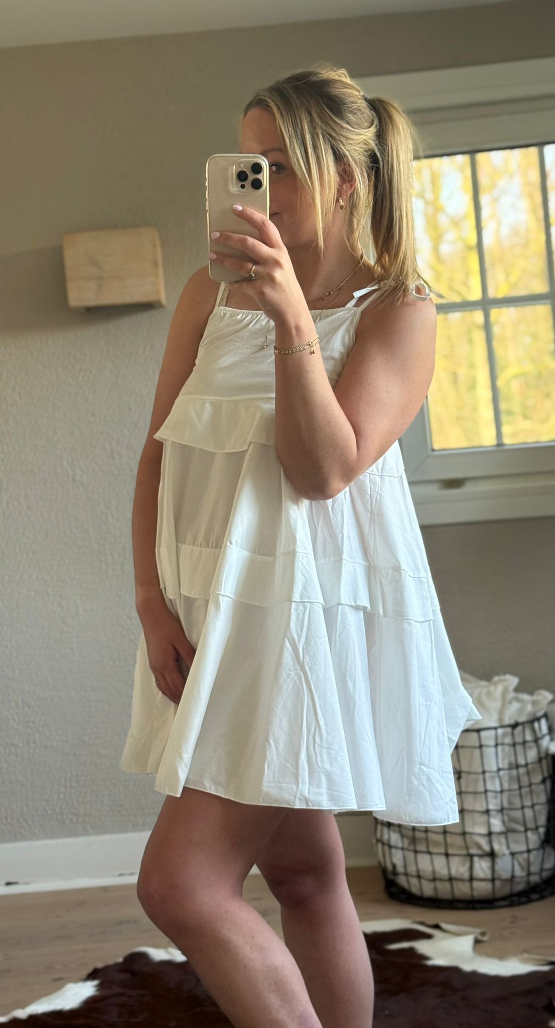 Luna ruffle dress