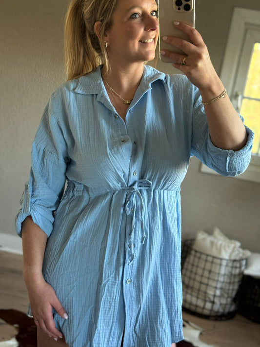 Blue Tetra Tunic Dress