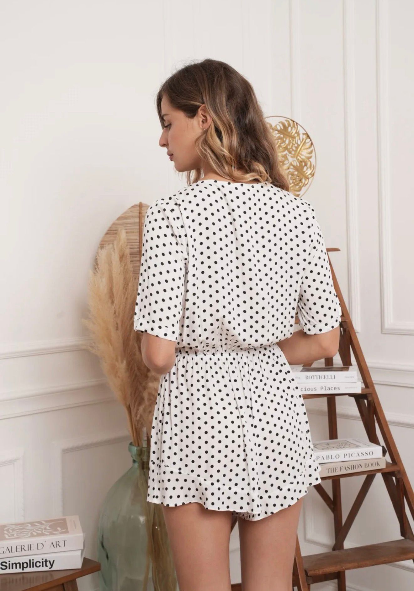 Playsuit polkadot