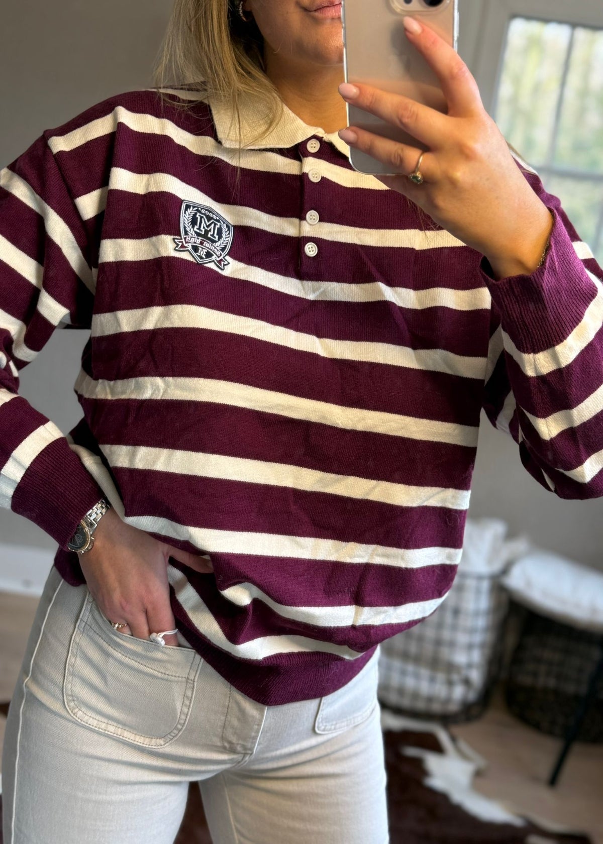 Polo burgundy TU