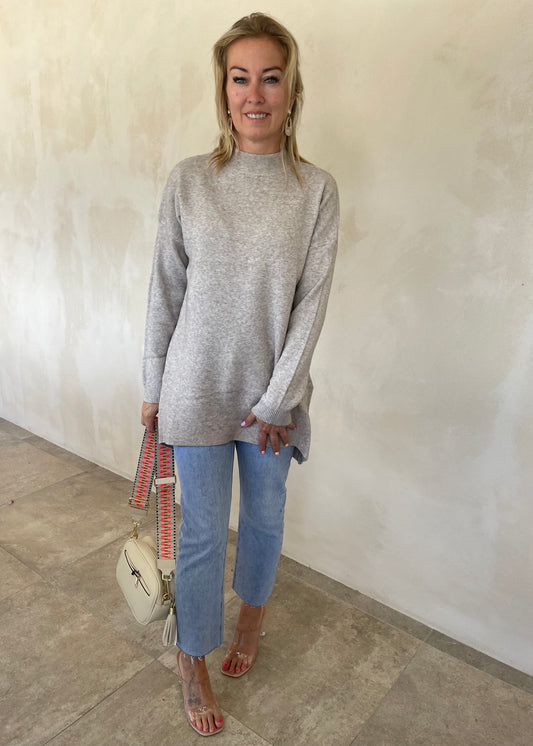 Long Grey Sweater